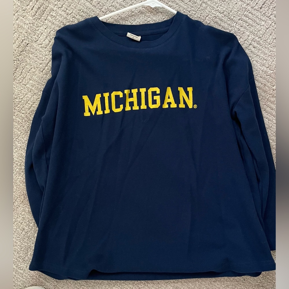 University of Michigan Lobg Sleeve